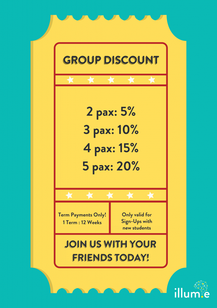 illum.e's referral programme and group discounts